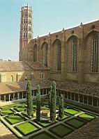 Toulouse, Eglise des Jacobins, Cloitre et jardin